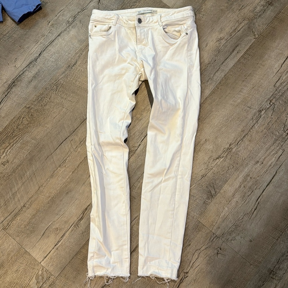 Zara white denim